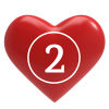 icona cuore secondo passaggio per consulto cartomanzia dell'amore